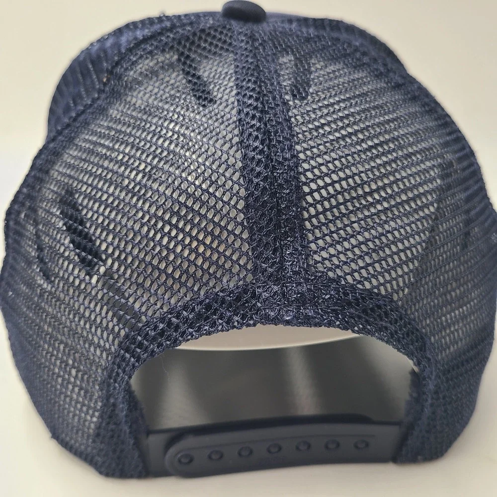 United‎ States Navy Hat Snapback Trucker Mesh Blue USA US USN Anchor Logo Men